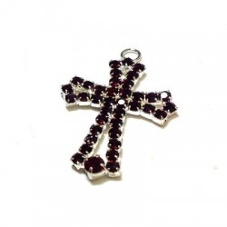 Croix en Strass 20 x 30.5 mm