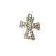 Rhinestone Cross 17x25.5mm