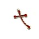 Rhinestone Cross 17x29mm