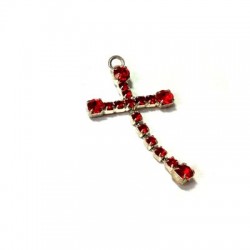 Croix en Strass 17 x 29 mm
