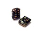 Setting with Millefiori Rectangular Stone 13x18mm