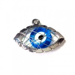 Metal Zamak  with Glass Eye and Wire 20x28mm