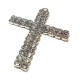 Croix avec Strass 67 x 93 mm