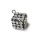 Cube avec Strass 12 mm