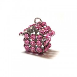 Maison avec Strass 14 x 16 mm