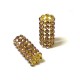 Tube with Strass 10x24mm