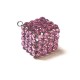 Cube with Strass 20mm
