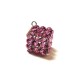 Cube with Strass 17mm