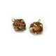 Ciondolo in Metallo Rotondo Pallina con Strass 10mm
