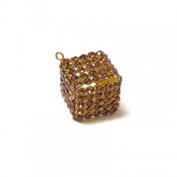 Rhinestone Cube 20mm