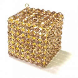 Cube en Strass 35 mm