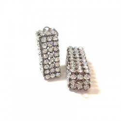 Rhinestone Tube 13x30mm