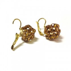 Boucle D'Oreille en Strass 12 mm