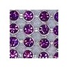 Purple / Silver Plated