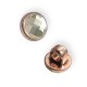 Zamak rond 10 mm avec Cristal Ø3.5 mm