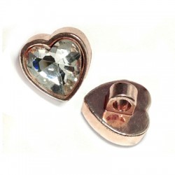 Z/A Heart 15mm with Crystal (Ø 3.5mm)