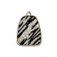 Charm in Zama e Cuoio PU Irregolare 20x25mm
