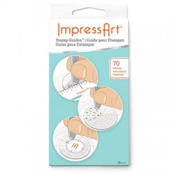 ImpressArt Stamp Sticker Guide (70pcs/pack)