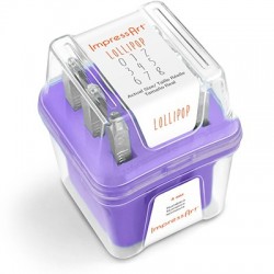 Kit Μεταλλικών Σφραγίδων Νούμερα Lollipop Impress Art 4mm (9τμχ)