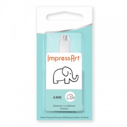 ImpressArt Elephant 6mm Design Stamp