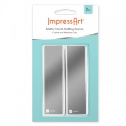 ImpressArt Matte Finish Buffing Blocks (2pcs/pack)