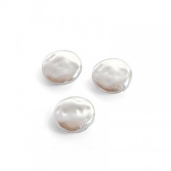 Pearl ABS Irregular Round 18mm