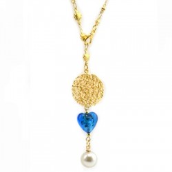 Πέρλα Συνθετική Μοτίφ Στρογγυλό 10mm Ø1.6mm