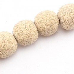 Sandlava Bead Round 16mm (26psc)