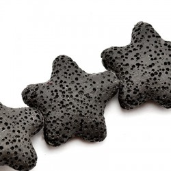 Perles Sandlava Étoile de mer 25 mm (19 Pièces)