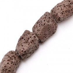 Sandlava Bead Irregular 17x15mm