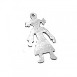 Fille en Argent 925 13 x 24.5 mm