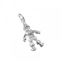 Argent 925 Clown 14 x 21 mm