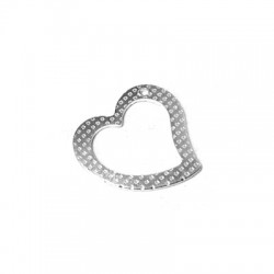 Charm in Argento 925 Cuore 18mm