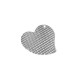 Cœur en Argent 925. 18 mm