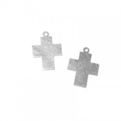Charm in Argento 925 Croce 18x18mm