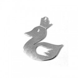 Silver 925 Duck 27x34mm