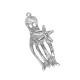Poulpe en Argent 925 44 x 20 mm