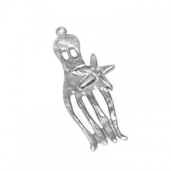 Colgante de Plata 925 Pulpo 44x20mm