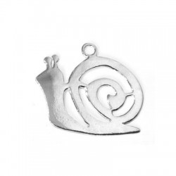 Silver 925 Snail 25x27mm