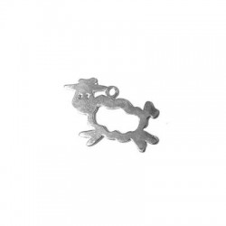 Silver 925 Charm Sheep 20x33mm