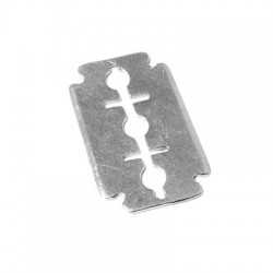 Argent 925 Rasoir 30 x 18 mm