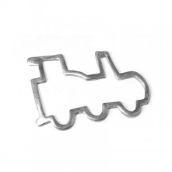 Colgante de Plata 925 Treno 40x27mm