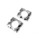 Entrepieza de Plata 925 Flor Cuadrada 14mm