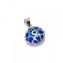 Charm in Argento 925 Filigrana con Occhio 13.5mm