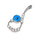 Silver 925 Eye with Swarovski 16x42mm