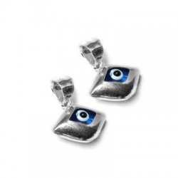 Charm in Argento 925 Occhio 11.5x12mm