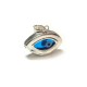 Charm in Argento 925 Occhio 23x14mm