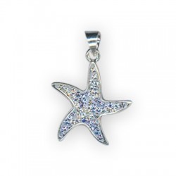 Silver 925 Swarovski Starfish 21mm
