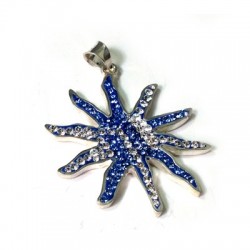 Colgante de Plata 925 Swarovski Sol 30mm