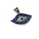 Colgante de Plata 925 Swarovski Ojo 18x26mm